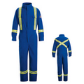 9 Oz. Royal Blue Comfortouch Deluxe Coverall w/ Stripe